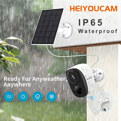 Wireless Solar Security Camera Outdoor with Night Vision